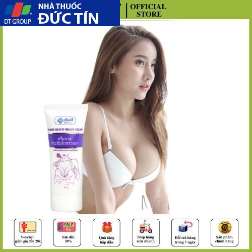 Kem làm nở ngực săn chắc ngực yanhee Breast Thái Lan Tăng kích thước vòng 1 chống chảy xệ giảm thâm nhũ hoa dưỡng da 21 nongucthai1 1