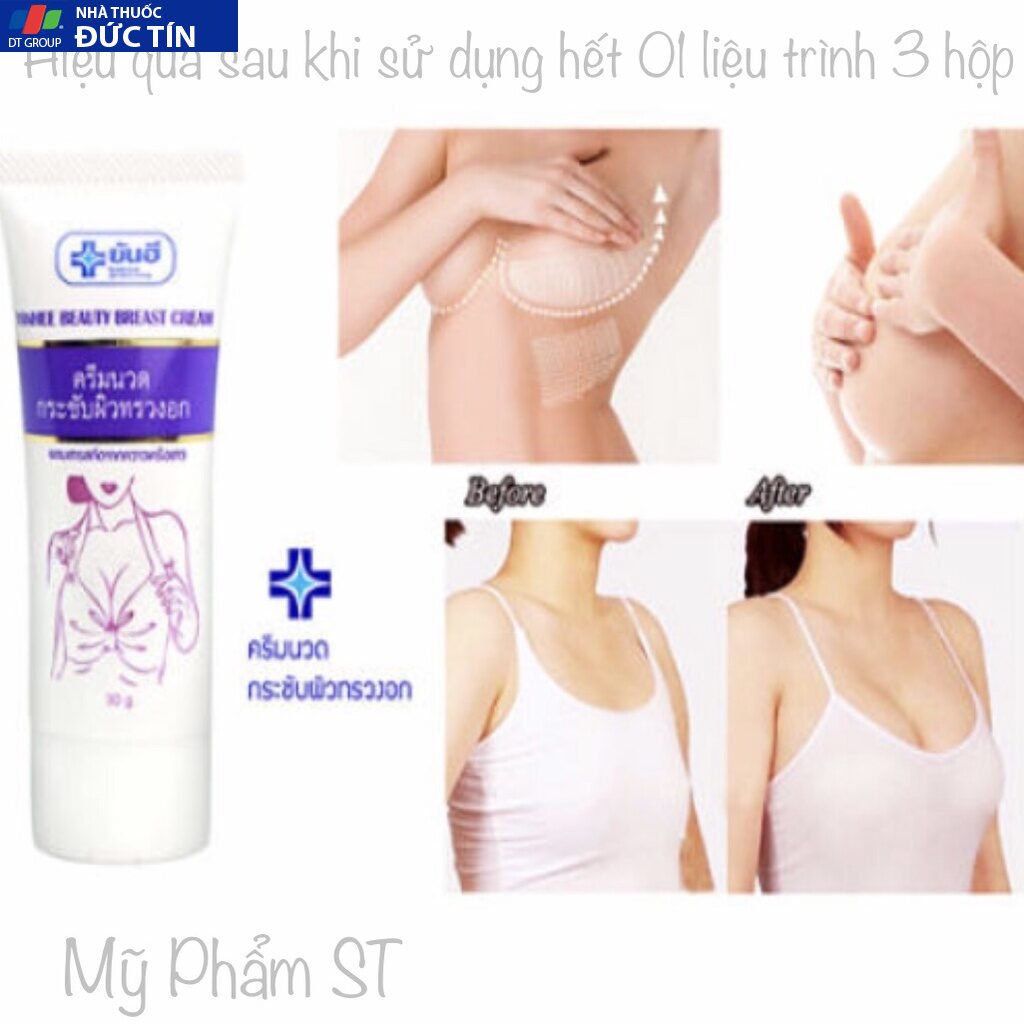 Kem làm nở ngực săn chắc ngực yanhee Breast Thái Lan Tăng kích thước vòng 1 chống chảy xệ giảm thâm nhũ hoa dưỡng da 25 nongucthai8