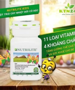 nutrilite kid chewable tre bieng an sinh ly mau xanh luc 1