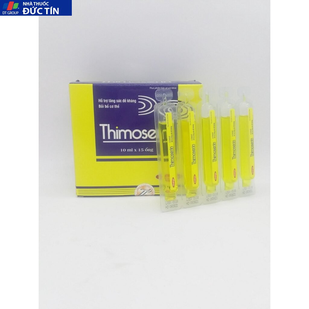 Siro Thimoserin , Giúp bồi bổ cơ thể, tăng cường sức đề kháng (Hộp 20 ống) Thimoserin hỗ trợ nâng cao miễn dịch,tiêu hóa 22 sirotieu6