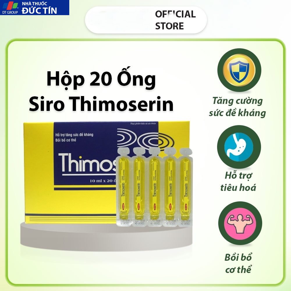 Siro Thimoserin , Giúp bồi bổ cơ thể, tăng cường sức đề kháng (Hộp 20 ống) Thimoserin hỗ trợ nâng cao miễn dịch,tiêu hóa 19 sirotieuhoa3