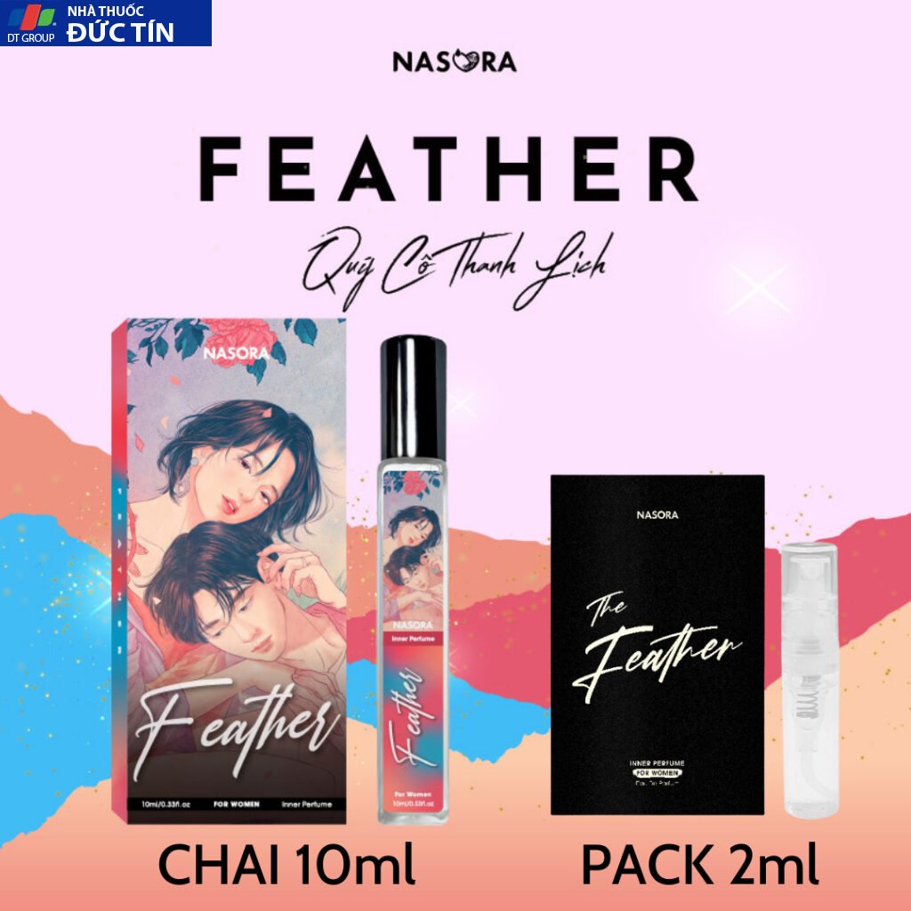 Nước hoa vùng kín nữ thơm bím NASORA quyến rũ, thơm lâu chai 2ml và 10ml 23 thombim6