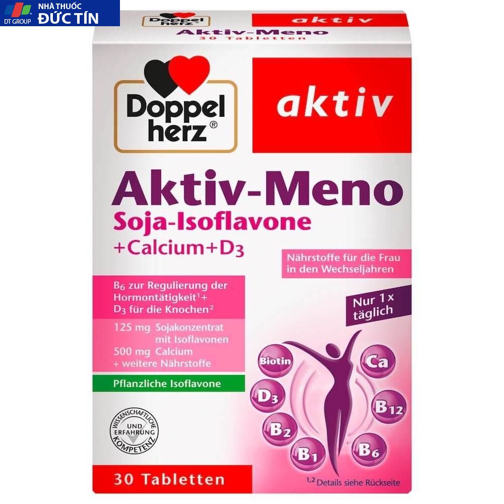 Viên uống cân bằng nội tiết tố nữ Doppelherz Aktiv,Meno của Đức hộp 30 viên 17 tietto1