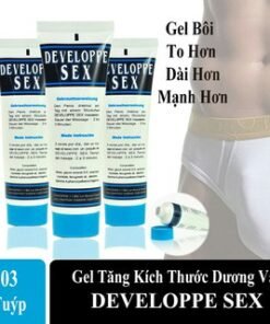 Gel Tăng Kích Thước Dương Vật DEVELOPPE SEX,Tăng Ngay 3 - 5cm Chỉ Sau 1 Liệu Trình Cực Hiệu Quả.