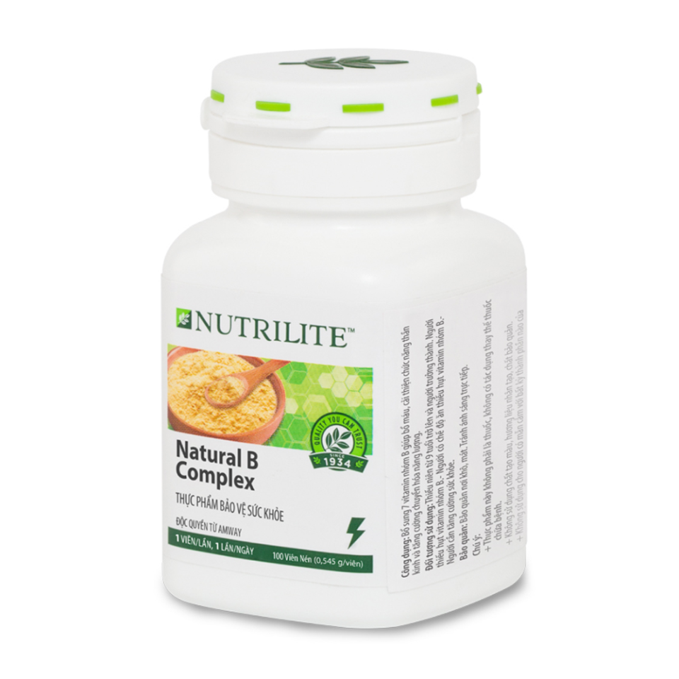Vitamin B Tổng Hợp Nutrilite (100 viên/lọ) 13 vitamin b tong hop nutrilite natural b complex 100 vien 643788b2842d0 13042023114434