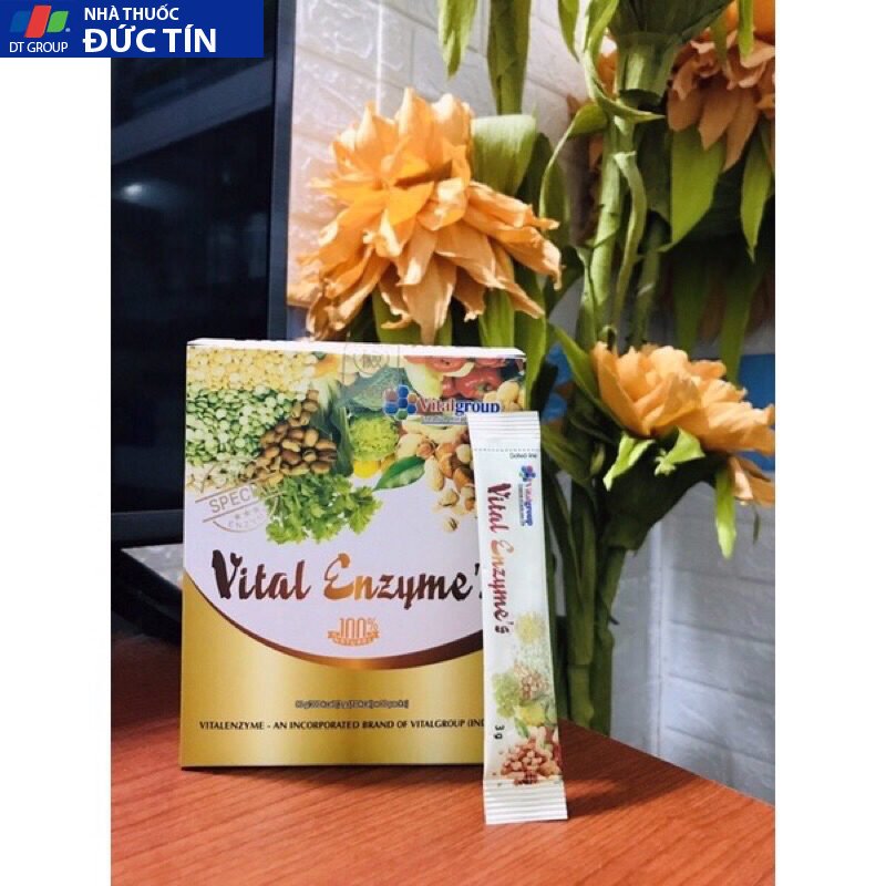 Vital enzym, thanh lọc cơ thể CỬA SỔ VÀNG hỗ trợ tiêu hóa bổ sung Enzyme tự nhiên 29 vitavine10