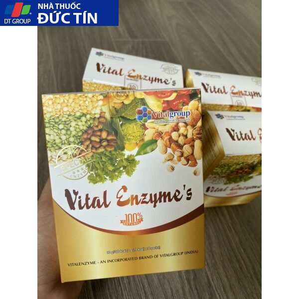 Vital enzym, thanh lọc cơ thể CỬA SỔ VÀNG hỗ trợ tiêu hóa bổ sung Enzyme tự nhiên 43 vitavine2 1
