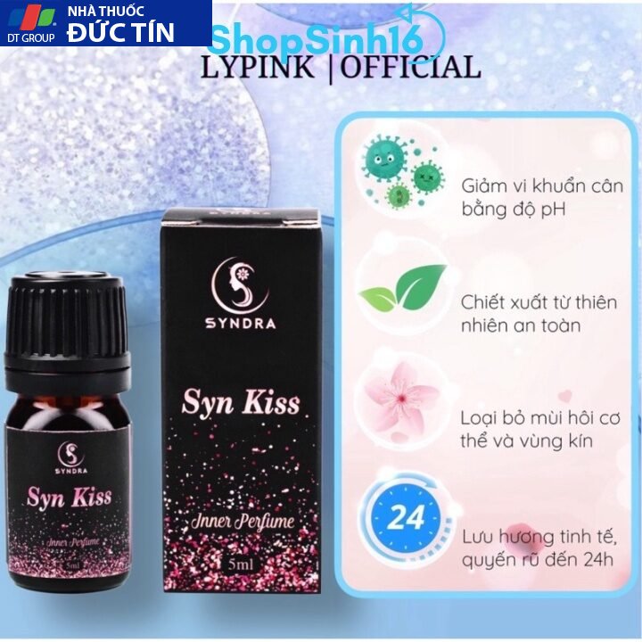 Nước Hoa Vùng Kín SYNKISS 5ml giúp khử mùi hiệu quả, an toàn 18 vungkin2 1