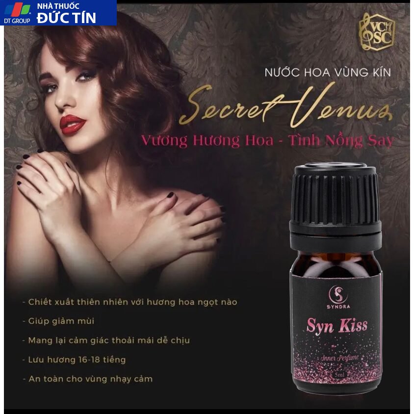 Nước Hoa Vùng Kín SYNKISS 5ml giúp khử mùi hiệu quả, an toàn 16 vungkin5