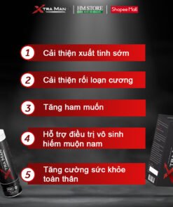 Xtraman Black ,Viên sủi cải thiện sinh lý nam giới, xuất tinh sớm, Kéo dài thời gian quan hệ, chống xuất tinh sớm 13 xtraman4