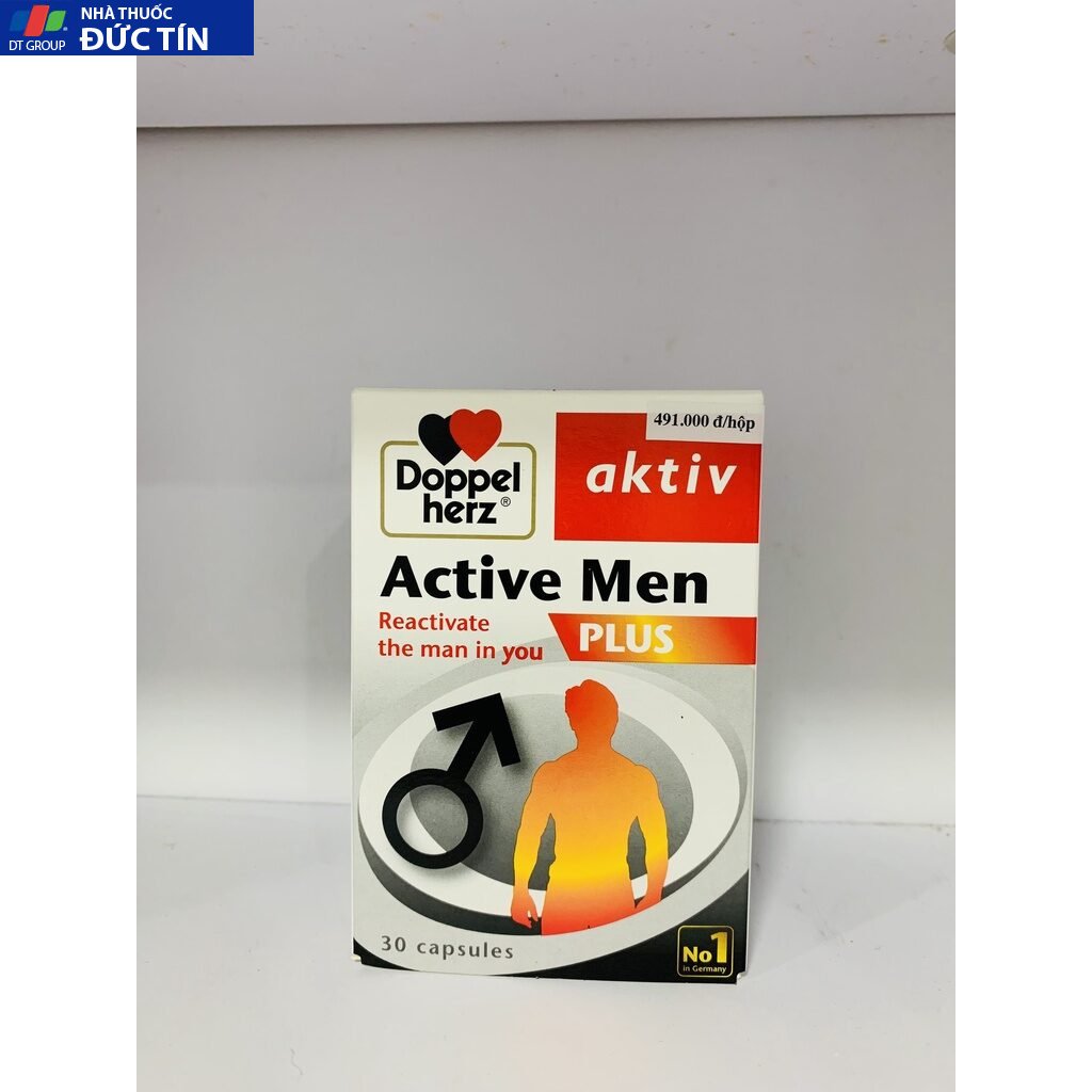 Active Men Plus Doppelherz tăng cường sinh lý nam hộp 30 viên 15 active2