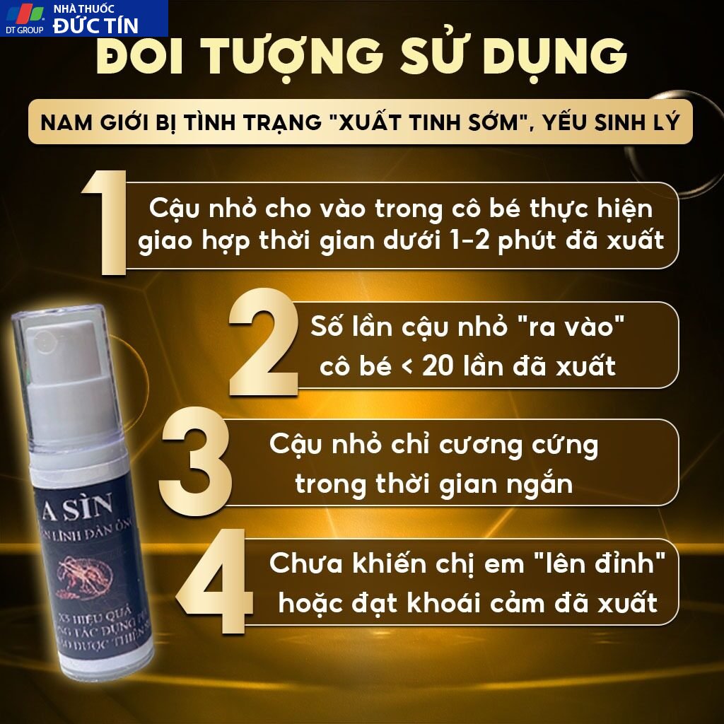 Xịt A Sìn Tăng Cường Sức Khoẻ, Kéo Dài Thời Gian Cho Nam 20 asin3