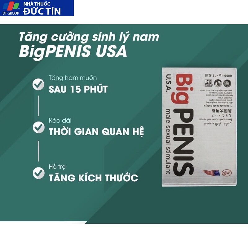 Viên uống hỗ trợ tăng testosterone Nam giới tăng sinh lý phái mạnh hộp bé 3 viên, hộp to 4h bé x 3 viên 13 bigben1 1