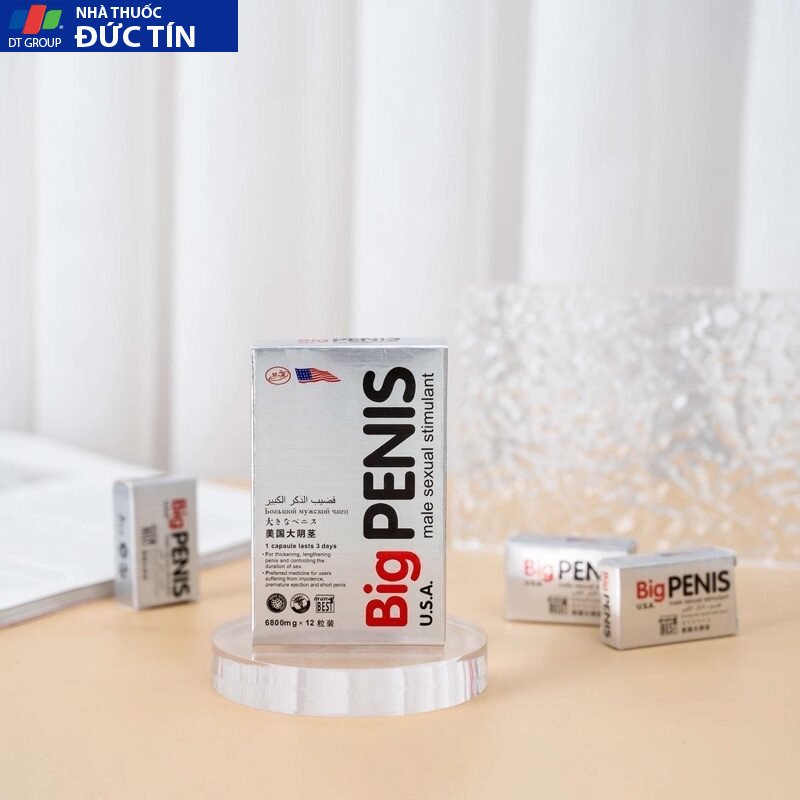 Viên uống hỗ trợ tăng testosterone Nam giới tăng sinh lý phái mạnh hộp bé 3 viên, hộp to 4h bé x 3 viên 11 bigben3