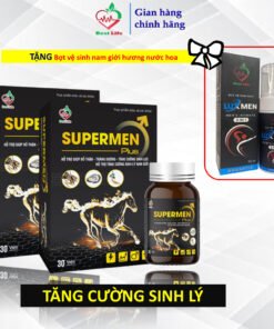 Alternative view of Tăng cường sinh lý Best Life SUPERMEN PLUS Cải thiện yếu sinh lý xuất tinh sớm rối loạn cương dương combo 02 hộp