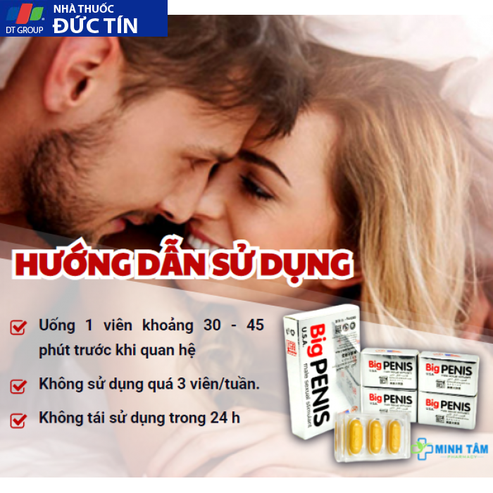 Big Penis 6800mg Viên Uống Tăng Cường Sinh Lực Nam Giới Chính Hãng 10 cach dung big penis 6800 mg chinh hang 700x700 1