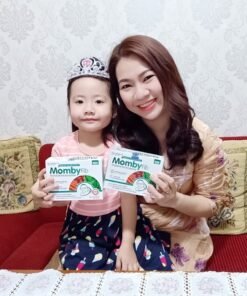 Cốm Vi Sinh Mombyfib,Momby Fib Xanh Cho Mẹ & Bé Đánh Bay Táo Bón (Mombyfib Hộp 12 Gói) 12 combi7