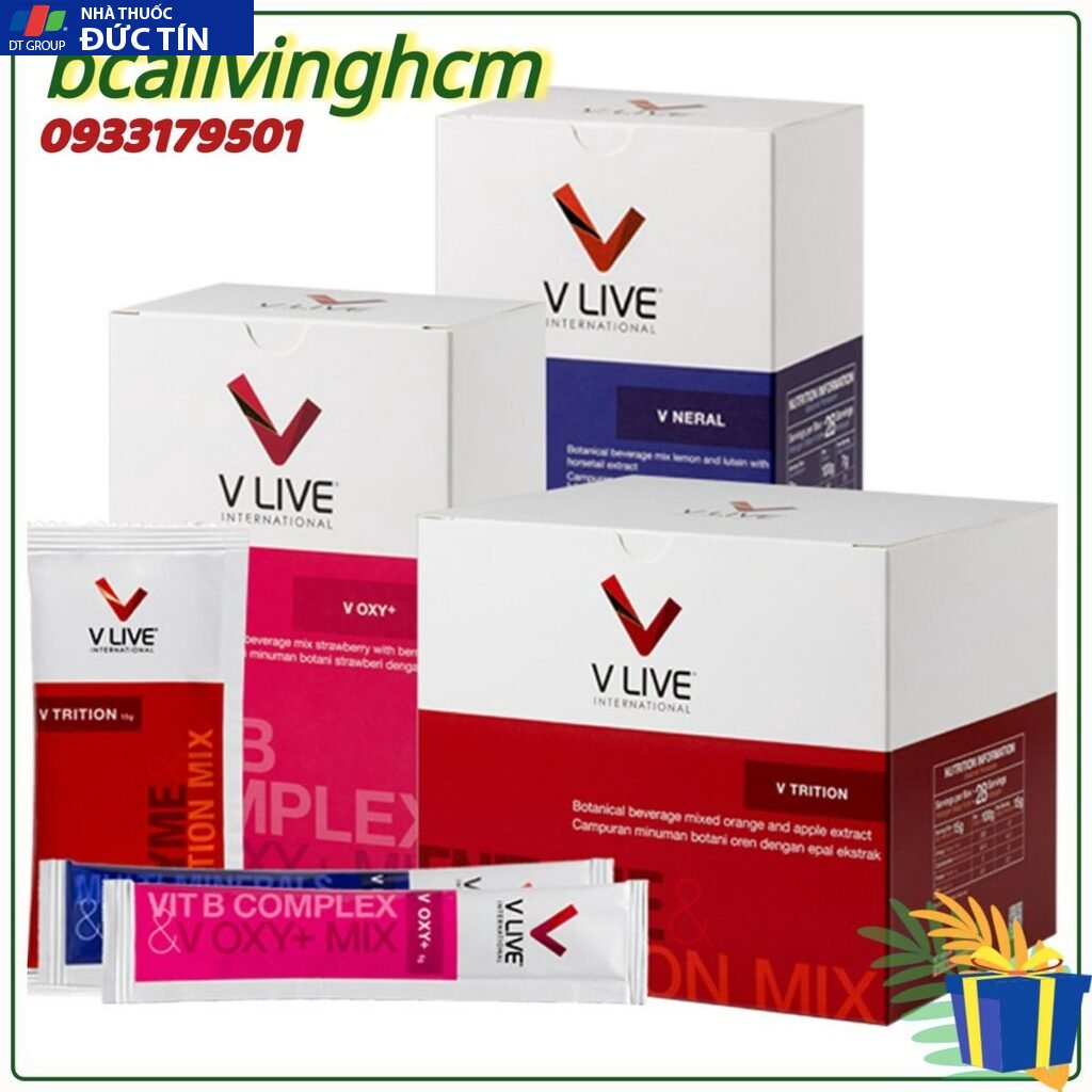 Combo bộ 3 thực phẩm dinh dưỡng tế bào VLive-Voxy-Vtrition-Vneral.Tăng cường sức đề kháng,tăng cường trí nhớ bổ não 28 combo1 1
