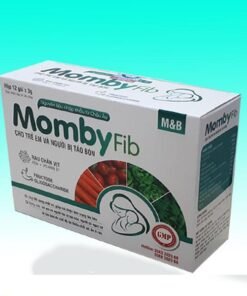 Cốm Vi Sinh Mombyfib,Momby Fib Xanh Cho Mẹ & Bé Đánh Bay Táo Bón (Mombyfib Hộp 12 Gói) 13 combvi2