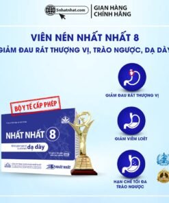 Viên Uống Hỗ Trợ Dạ Dày - Nhất Nhất 8 - Ngăn Ngừa Viêm Loét Dạ Dày, Giảm Trào Ngược, Ợ Hơi, Ợ Chua
