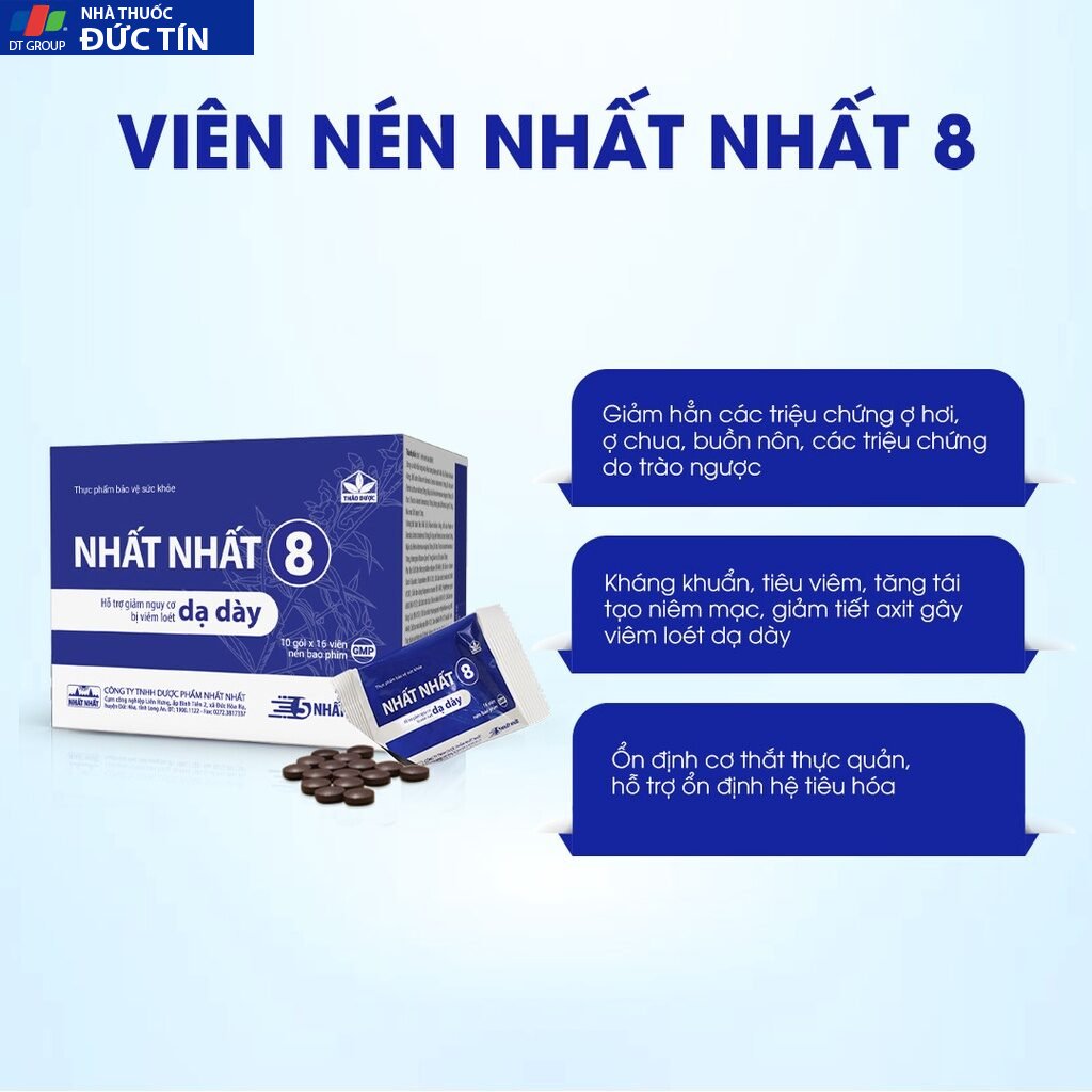 Viên Uống Hỗ Trợ Dạ Dày - Nhất Nhất 8 - Ngăn Ngừa Viêm Loét Dạ Dày, Giảm Trào Ngược, Ợ Hơi, Ợ Chua 19 daday4
