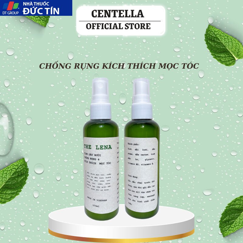 Tinh dầu bưởi xịt dưỡng tóc THE LENA 100ML ngăn ngừa rụng tóc kích mọc tóc hiệu quả | Centella.official 17 daubuoi4 1