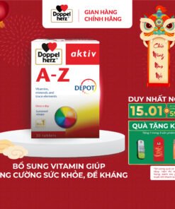 Alternative view of Viên uống Vitamin tổng hợp tăng cường sức khỏe đề kháng Doppelherz Aktiv A-Z Depot (Hộp 30 viên)