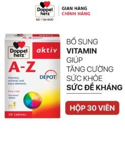 Viên uống Vitamin tổng hợp tăng cường sức khỏe đề kháng Doppelherz Aktiv A-Z Depot (Hộp 30 viên) 8 depot2