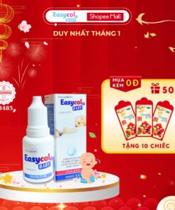 Enzyme Lactase Easycol Baby ngăn ngừa tiêu chảy, nôn trớ, hấp thu kém cho trẻ bị bất dung nạp lactose từ 0 tháng tuổi