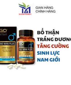 [Chính Hãng] Viên Uống Tăng Cường Sinh Lý Nam Giới GO Man Plus Cải Thiện Rối Loạn Cương Dương, Xuất Tinh Sớm Yếu Sinh Lý
