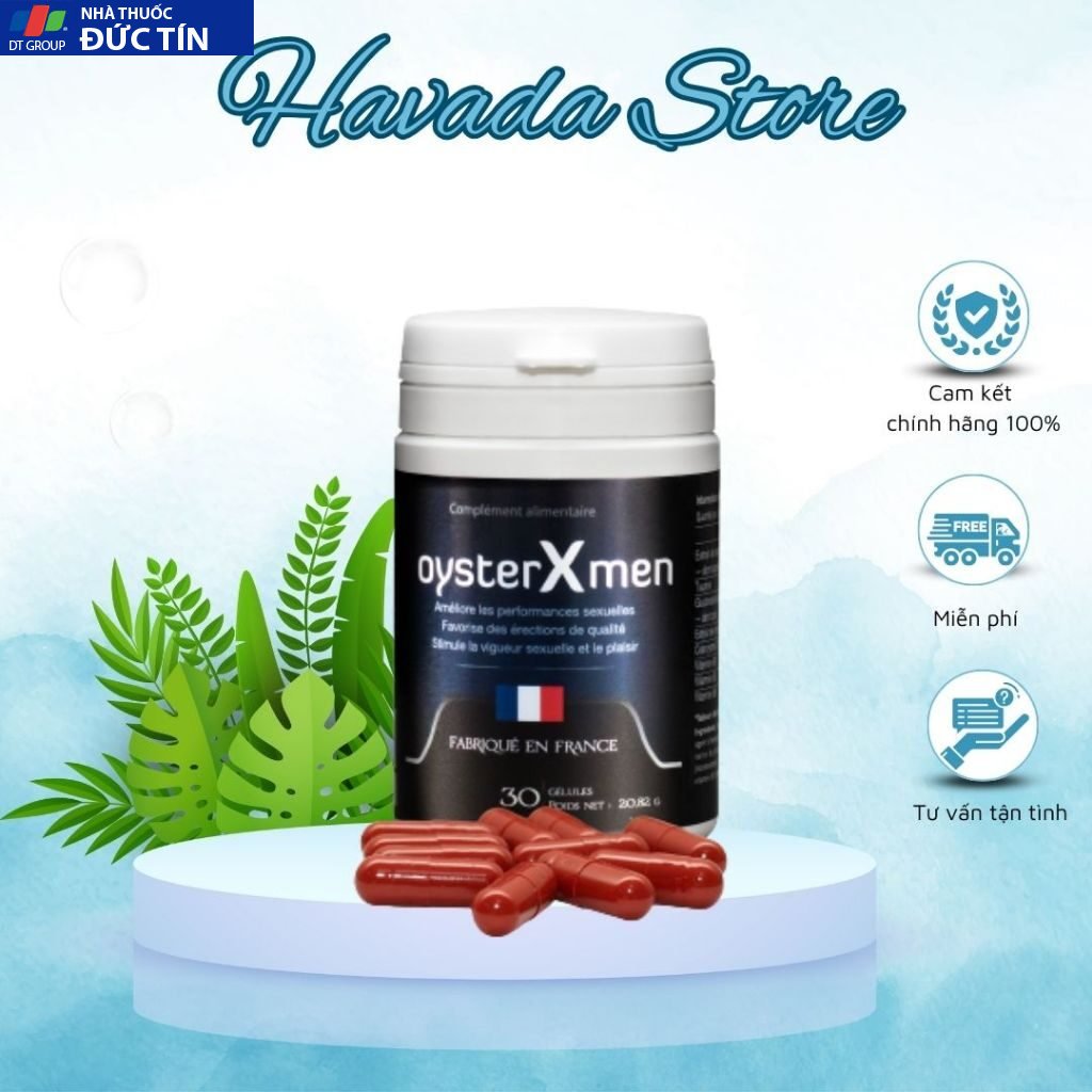 Tăng cường sinh lý nam Oyster Xmen từ tinh chất hàu biển tăng cường bồi bổ cơ thể tăng Testosterone nhập khẩu Pháp 28 hau1 13