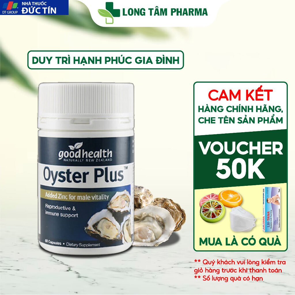 mall badgeTinh chất hàu biển Good Health Oyster Plus New Zealand tăng cường sinh lý nam giới hộp 60 viên 34 hau1 7