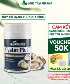 Alternative view of mall badgeTinh chất hàu biển Good Health Oyster Plus New Zealand tăng cường sinh lý nam giới hộp 60 viên