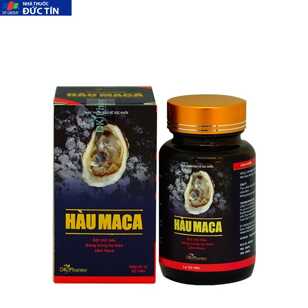 Tinh chất Hàu Macca, Hộp 30 viên, Tăng Cường Sinh Lí Nam, Tăng chất lượng tinh trùng, giúp bổ thận tráng dương 26 hau2 4