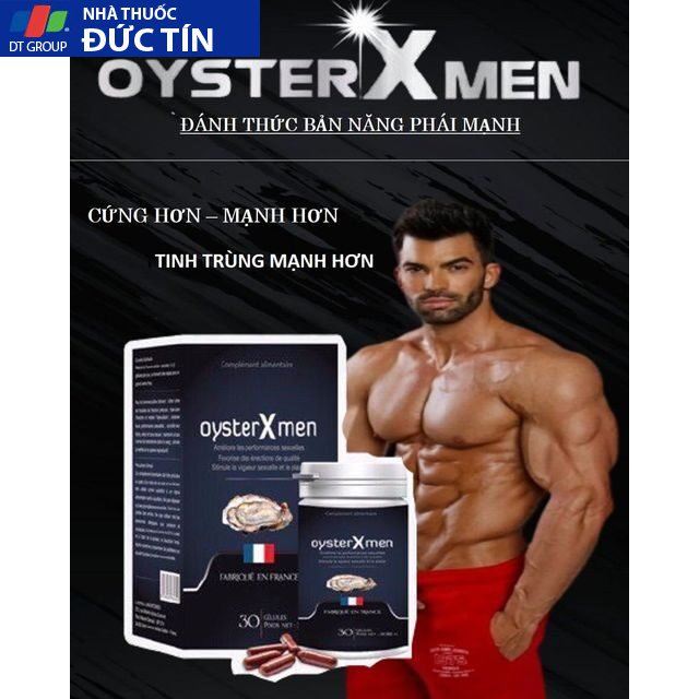 Tăng cường sinh lý nam Oyster Xmen từ tinh chất hàu biển tăng cường bồi bổ cơ thể tăng Testosterone nhập khẩu Pháp 25 hau4 7