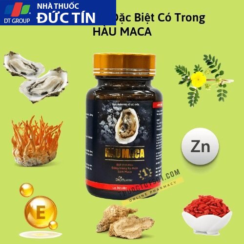 Tinh chất Hàu Macca, Hộp 30 viên, Tăng Cường Sinh Lí Nam, Tăng chất lượng tinh trùng, giúp bổ thận tráng dương 21 hau6 2
