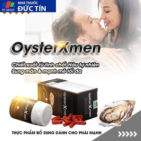 Tăng cường sinh lý nam Oyster Xmen từ tinh chất hàu biển tăng cường bồi bổ cơ thể tăng Testosterone nhập khẩu Pháp 23 hau6 4