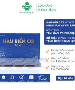 HOBN-Viên Uống Hàu Biển OB New Grow Green Az - Tác Dụng Cải Thiện Chức Năng Sinh Lý Nam, Tăng Thời Gian QH (Hộp 20 viên) 10 hauob1 1