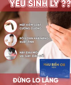 HOBN-Viên Uống Hàu Biển OB New Grow Green Az - Tác Dụng Cải Thiện Chức Năng Sinh Lý Nam, Tăng Thời Gian QH (Hộp 20 viên) 12 hauob3