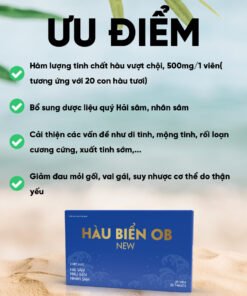 HOBN-Viên Uống Hàu Biển OB New Grow Green Az - Tác Dụng Cải Thiện Chức Năng Sinh Lý Nam, Tăng Thời Gian QH (Hộp 20 viên) 13 hauob5