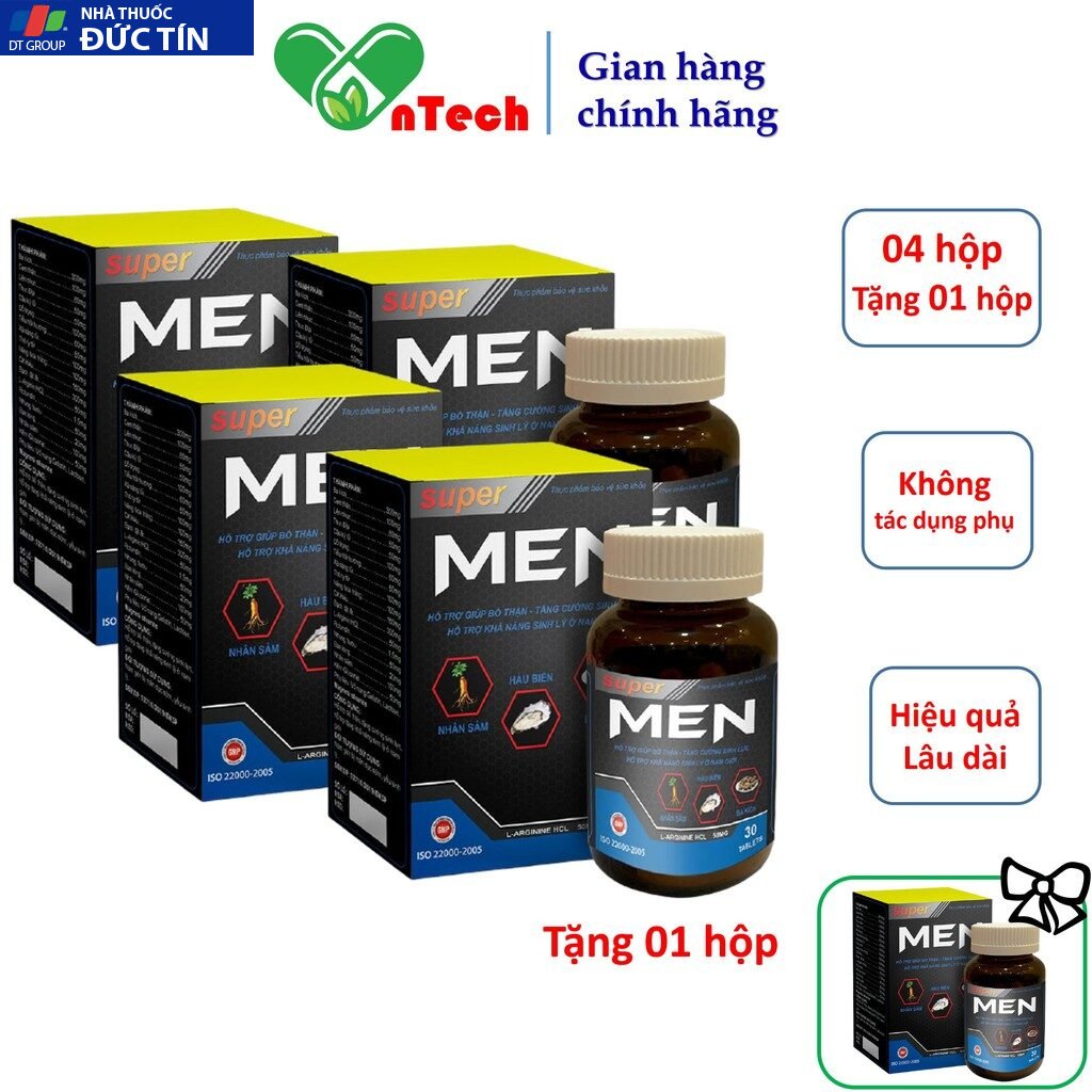 COMBO 4 hộp tinh chất hàu everyday health SUPER MEN Hỗ trợ điều trị yếu sinh lý xuất tinh sớm hộp 30 viên 19 hausper1 1