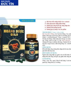 Tăng cường sinh lý nam Hoàng Dược Gold - Hàng chính hãng 12 hoangduoc3