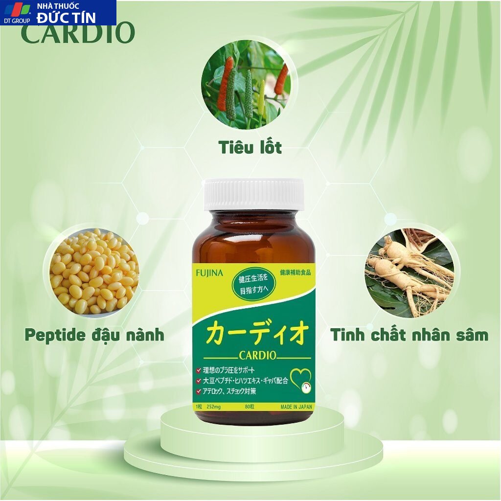 Viên hạ huyết áp Cardio Fujina Nhật Bản - Lọ 80 viên 25 huyeap4