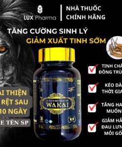 Alternative view of Viên uống tăng cường sinh lý cho nam WAKAI kéo dài thời gian cuộc yêu cho nam giới, bổ thận tráng dương