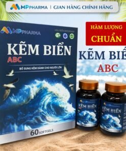 (che tên sp) Tăng cường sinh lý nam giới KẼM BIỂN ABC cao cấp- bổ thận tráng dương- Hộp 60 viên
