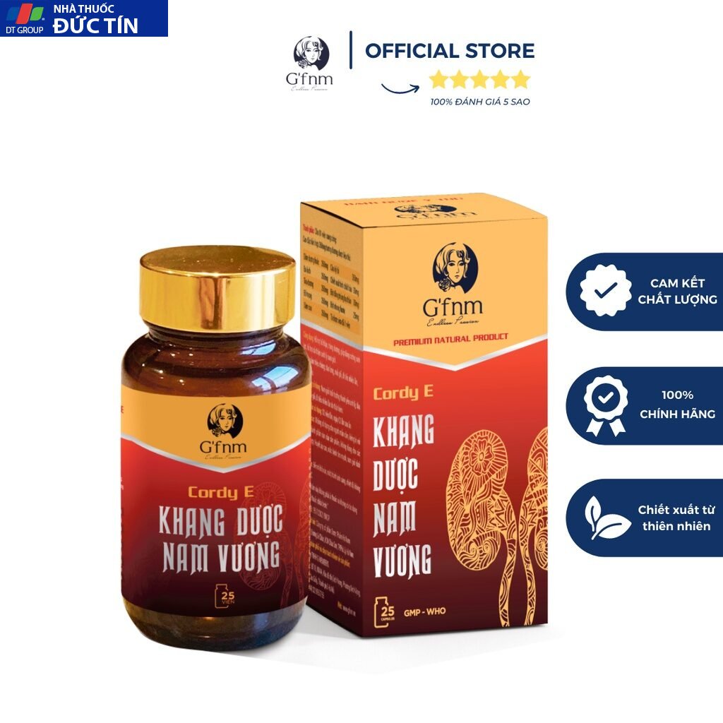 Khang Dược Nam Vương Cordy E G'FNM Tăng Cường Sinh Lý Nam Giới 25 Viên 26 khangduoc1