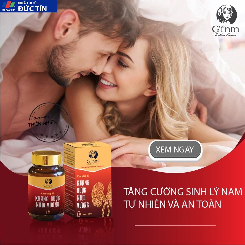Khang Dược Nam Vương Cordy E G'FNM Tăng Cường Sinh Lý Nam Giới 25 Viên 20 khangduoc6
