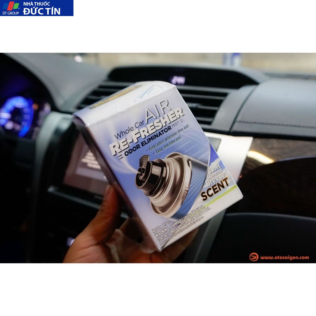 Meguiar's Xịt khử mùi, diệt khuẩn nội thất xe hơi Hương mùa hè - Air Refesher - Summer Breeze Scent - G16602, 57 g 12 khumui2