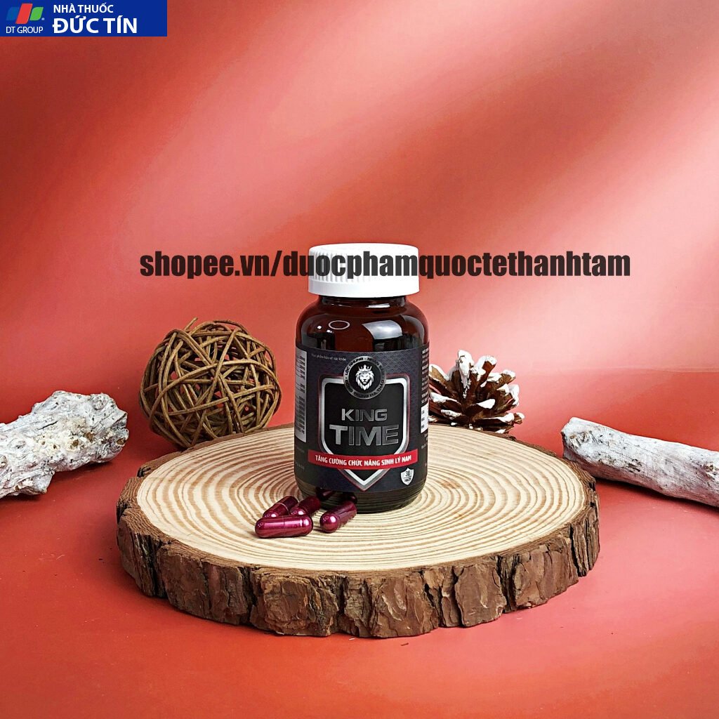 Viên uống bổ thận nam KING TIME bổ sung nhân sâm, tăng cường sinh lý, giảm xuất tinh sớm - Hộp 30 viên 14 king2