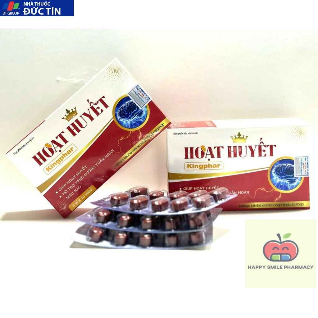HOẠT HUYẾT Kingphar 30V - Hoạt huyết, tăng cường tuần hoàn não 16 kingffa1